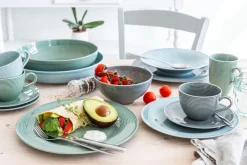 Seltmann Weiden Speiseteller BEAT COLOR GLAZE 6er Set arktisblau