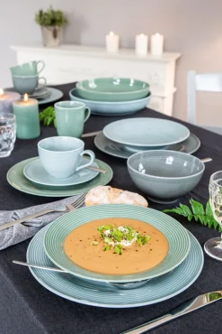 Seltmann Weiden Speiseteller BEAT COLOR GLAZE 6er Set arktisblau