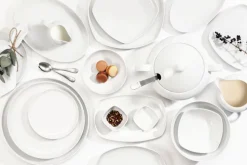 Seltmann Weiden Suppenteller LIDO WEIß eckig 6er Set