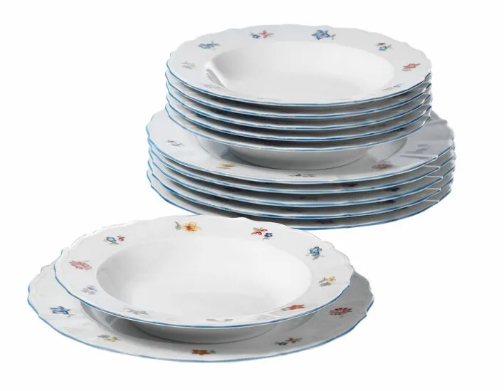 Seltmann Weiden Suppenteller SONATE NOSTALGIE weiß