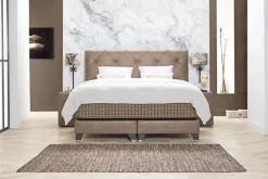 SERTA Boxspringbett PREMIUM MAGNIFIQUE 180 x 200 cm rotbraun