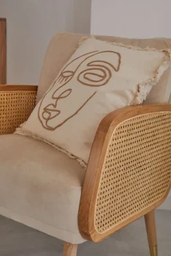 Sessel GLORIA Rattan Natur /weiß