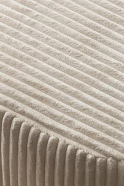 Sessel mit Hocker SPIN elfenbein