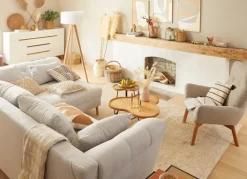 Sessel Set INGA 2-teilig Picasso silbergrau