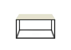 Set one by Musterring Couchtisch RENO 100x50 cm kaschmir / graphit schwarz