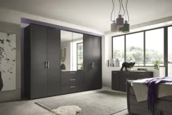 set one by Musterring Drehtürenschrank HENDERSON grau