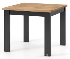 set one by Musterring Esstisch YORK 66 anthrazit /Eiche Artisan