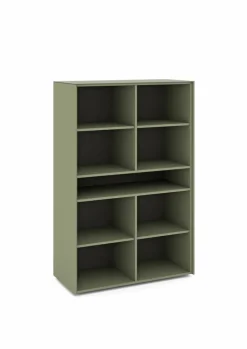 Set one by Musterring Highboard RENO 92x140 cm olivgrün