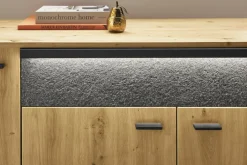 set one by Musterring Sideboard DELTONA 184x89 cm Eiche Artisan Dekor / Sandstein