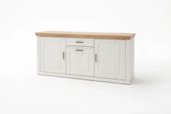Sideboard 183 cm NB Pinie Aurelio weiß /Grandson Oak braun