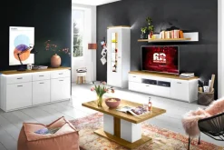 Sideboard AARON weiß/ braun