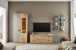 Sideboard FINA 160x91 cm braun/grau