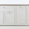 Sideboard ISADORA 210 x 91 cm weiß/ braun