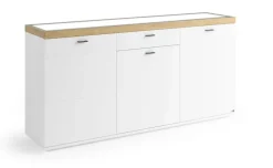 Sideboard LANCASTER 180 x 91 cm Eiche Artisan
