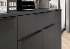 Sideboard LORENZ 161x101x40 cm graphit