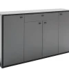 Sideboard LUXOR 165 x 92 cm Royal grau/ anthrazit