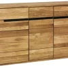 Sideboard MILO 163 x 83 cm Eiche teilmassiv