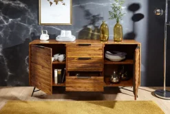 Sideboard NISHAN 160 x 88 cm braun