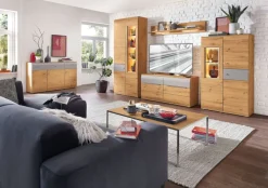 Sideboard SAMBA 150 x 90 cm Alteiche/ Grau matt