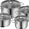 Silit Topfset ALICANTE 4-teilig Edelstahl silberfarbig