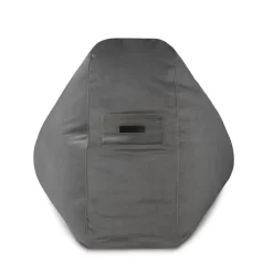 Sitzsack SMOOTH 100 x 85 cm grau