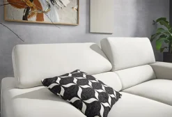 Sofa 2,5 Sitzer VARESE cremeweiß