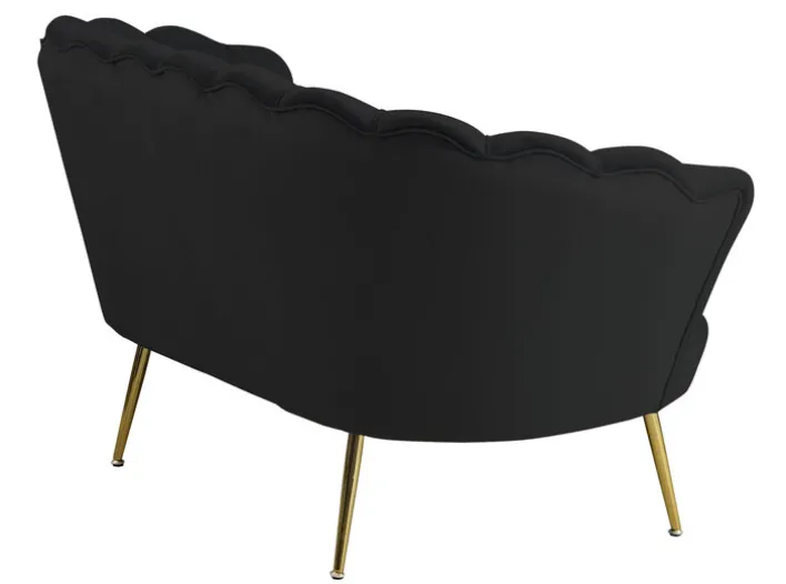 Sofa 2-Sitzer schwarz