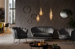 Sofa 2-Sitzer schwarz