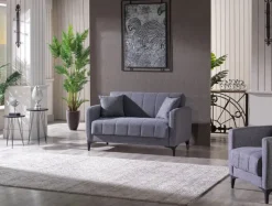 Sofa 2-Sitzer SEOUL grau