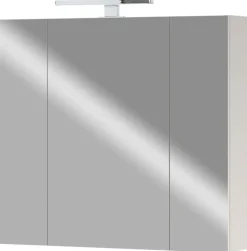 Spiegelschrank 76 x 71 cm Kaschmir