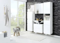 Spiegelschrank CARDIFF 60 x 64 cm Weiß