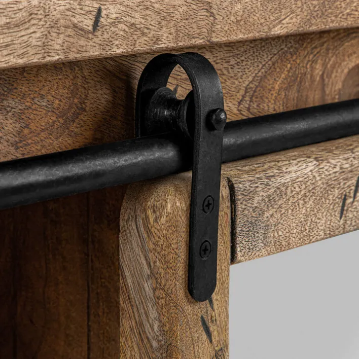 Spiegelschrank DICKENSON 68 x 64 cm Mango massiv