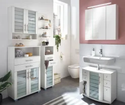 Spiegelschrank LUCA 70 x 75 cm weiß