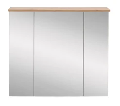Spiegelschrank NORA 80,5 x 72,3 cm Eiche Landhaus