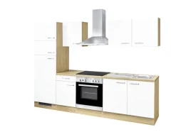 Spülenunterschrank LUKE Sonoma Eiche /weiß