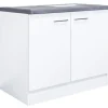 Spülenunterschrank MEGGIE 100 x 85 x 57 cm weiß