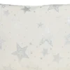SPRÜGEL Kissenhülle GLAMOUR STAR SILVER 30x50 cm Weiß,Silberfarbig