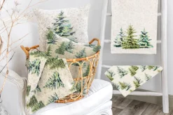 SPRÜGEL Kissenhülle NEOTERIC FOREST 40 x 40 cm grün/beige