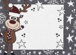 SPRÜGEL Tischset LOVELY RUDI 33x50 cm Beige,Grau,Braun