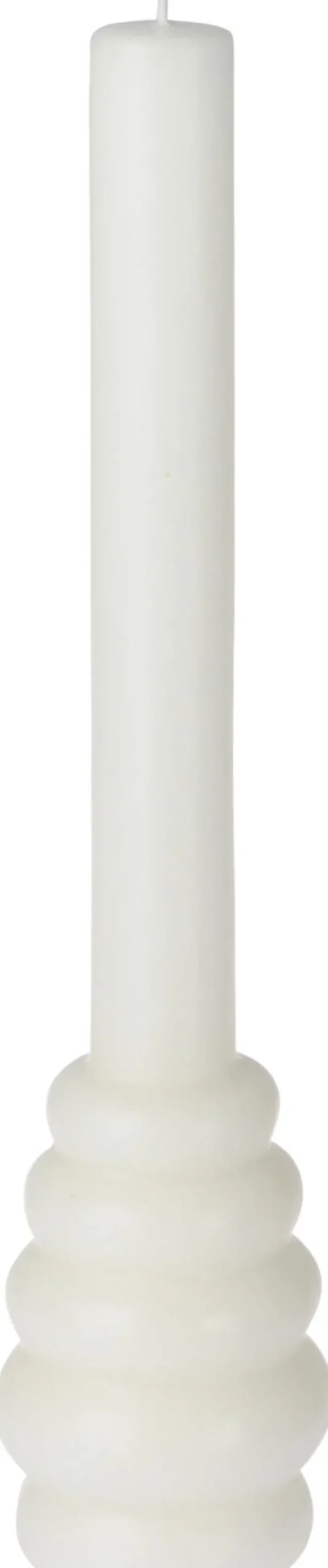 Stabkerze WACHS 25,5 cm Durchmesser 5,5 cm weiß