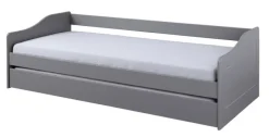 Stauraum-/Funktionsbett DAN 90 x 200 cm grau