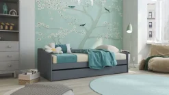 Stauraum-/Funktionsbett DAN 90 x 200 cm grau