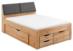 Stauraum-/Funktionsbett MAXI 140 x 200 cm braun