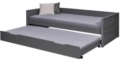 Stauraum-/Funktionsbett NIELES 90 x 200 cm grau