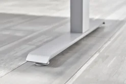 Stehtisch 160 x 129 x 80 cm Asteiche/ Silber