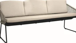 STERN Dining Gartenbank ODEA schwarz /cremebeige