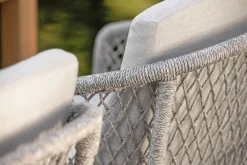 STERN Dining Gartenstuhl ODEA 2er Set schwarz /cremebeige