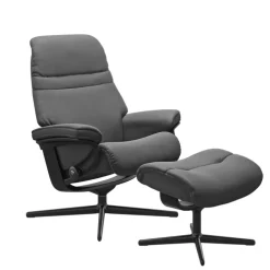 Stressless Sessel mit Hocker SUNRISE 2-teilig grey