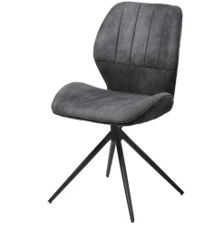 Stuhl VERMONT grau/schwarz