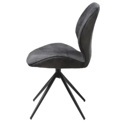 Stuhl VERMONT grau/schwarz